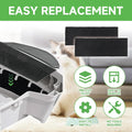 Meinuo 20 Pack Carbon Filters Compatible with Litter Robot 3 Replacement Activated Charcoal Filters Effective Odor Control Litter Box Freshener Keep Home Fresh