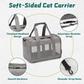 PINVNBY Small Pet Carrier, Guinea Pig Carrier, Bunny Carrier for Travel Camping Outdoor, Breathable Pet Portable Hand Ba