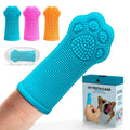 Hera Harmony Finger Toothbrush for Dogs & Cats, Soft Silicone Pet Dental Care Brush for Plaque & Tartar Removal, Teeth Cleaning & Gum Massage, Reusable 3 Pack