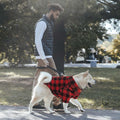 Plaid Dog Shirt Red Buffalo Dog Outfit Soft Casual Pet Clothes for Small Medium Large Dogs Puppy Cats Halloween Thanksgi