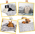 41" x 30" Dog Blankets for Medium Dogs, Cat, Premium Soft Dog Blankets for Small Dog Washable, Puppy Blanket Dogs Essentials for Puppies (Grey)