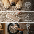 PAULATO BY GA.I.CO. Waterproof Blanket for Bed – Queen Absorbent Couch Cover – Machine Washable Stain-Proof Pad for Large Sofa – Pets Dogs & Cats Friendly Protector - Macadamia