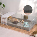 Guinea Pig Cages with Corrugated Liner 10ft CNC Small Animal Playpen Indoor Bunny Rabbit Cage Large Critter Habitat Hedg