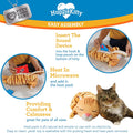 Pets Know Best HuggieKitty | Comfort Purring Companion with Heartbeat Sleep Aide for Cats & Kittens, Heating for Calming