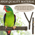 2 Pcs Parrot Perch Stand, Strong Suction Cup Bird Perch, Movable Perch Stand Bird Training Set, for Window Mirror Car Sh