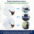 Clear Tempered Glass Aquarium Canopy Replacement Lid 19.33x9.84x0.16in Fish Tank Hood Fits Most 10 Gallon Aqueon Tanks f
