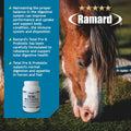 Ramard Total Prebiotic & Probiotic Equine Formula - Natural Digestive Supplement for Horses Optimal Gut Health, Nutrient