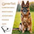 CleverTail German Shepherd Muzzle for Large Sized Dog – Metal Dog Muzzle for German Shepherd – Steel Basket Muzzles for Large Dogs – Wire Cage Muzzles for Medium Dogs Husky, Belgian Malinois