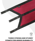 Harrison Howard Long-Lasting Fabric Home Barn Use Sturdy Spring Hooks and D-Rings Adjustable Straps Aisle Stall Guard Re