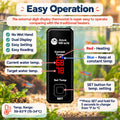 AquaMiracle 15W Dual LED Display Small Aquarium Betta Heater for 1-3 Gal Tanks