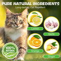 Cat Deterrent Outdoor & Indoor,Cat Repellent Essential Oils Ball Natural Anti Cat Scratch for Furniture, Keep Cats Off Y