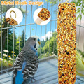 Acsist 3PCS Parakeet Treat,Natural Parrots Treat Sticks,Vegetable & Grain Style Sticks,Bird Treats for Cockatiel Lovebirds Budgies Canary Finches Myna Conure
