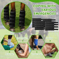Ice Boots for Horse of 4 Ice Pack Wraps for Horse Leg, Black