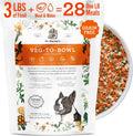 Dr. Harvey's Veg-to-Bowl Fine Ground Dog Food, Human Grade Dehydrated Base Mix for Dogs, Grain Free Holistic Mix for Small Dogs (3 Pounds)