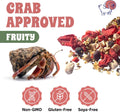 Natural Hermit Crab Food – High-Protein Hermit Food with Real Fruit and Sprouted Grains – 65 g (2.3 oz) Crab Food for Pe