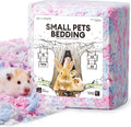BUCATSTATE Hamster Bedding 15L, Truly 99% Dust-Free Small Animal Paper Bedding Odor Control, Cozy Hamster Litter for Rab