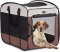 DONORO Dog Kennels and Crates for Medium Dogs, Portable Pop Up Indoor Pet Cage with Sturdy Wire Frame, Collapsible Trave