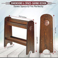 HOTCAN Pine Wood Saddle Rack | Ideal Saddle Stand for Horse Gear and Horse Tack Organizers | Suitable for Displaying Tro