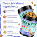Flea and Tick Prevention for Dogs, 500 Crunchy Tasty Chews, Chicken Flavor