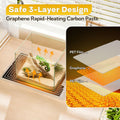 14 W Reptile Heat Pad 11 x 5.9 Inch Reptile Heating Pad Under Tank Terrarium Safe Fast Heating Mat Heat Mat for Turtles 