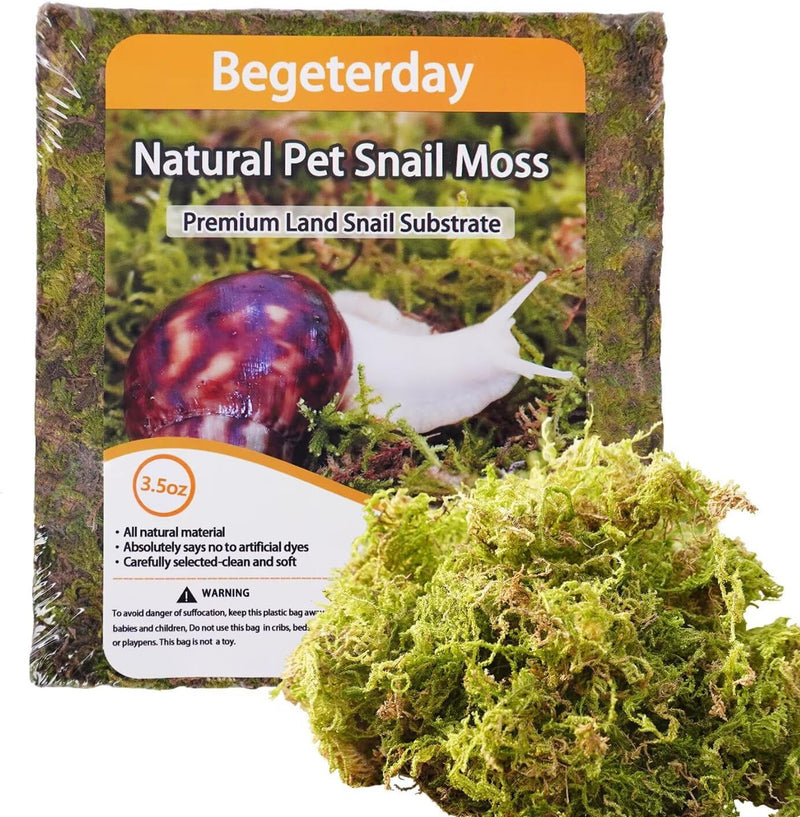 Natural Moss for Pet Snails, Perfect Pet Snail Supplies for Maintain The Humidity Levels in The Enclosure