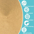 Sukh Hamster Desert Sand - Coarse Bedding Sand, Hamster Hides & Cleaning