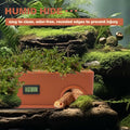 Reptile Hide Snake Hide,with a Humidification Groove Equipped with a Temperature and Humidity Sensor,Humid Hideout for S