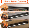 8W T5 10.0 UVB Reptile Light Fixture 12" – High Output UVA UVB Light for Bearded Dragons, Turtles & Snakes – Compact UVB