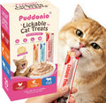 Lickable Cat Treats, High-Meat Purée, 0.5 oz Tubes, 20 Count