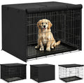 Dog Crate Cover Fit for 42 inches Wire Cage, 42L x 28W x 30H, Black