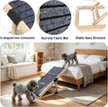 Wooden Dog Ramp for Couch, Foldable Pet Ramp for Small Dogs, 27.6" L