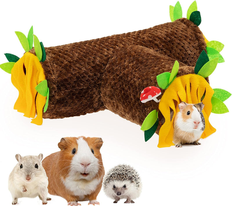 Guinea Pig Hideout, 3 Way Collapsible Small Animal Tunnel Cage Accessories
