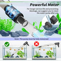 AQQA Aquarium Vacuum Gravel Cleaner, 20W, 480GPH