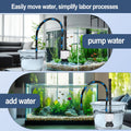 AQQA Electric Aquarium Gravel Cleaner, 8 in 1 Fish Tank Vacuum