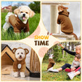 Small Dog Hoodie Soft Warm Fleece Fall Winter Dog Clothes Cute Puppy Sweaters Cat Coat Funny Blank Pullover Doggy Hooded