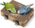 7.8” Paper Bird Shredding Toys,Bird Cage Platform for Small Medium Parrots
