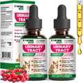 Cat & Dog Natural UTI Support & Urinary Tract Infection Treatment with Cranberry - Kidney + Bladder Support Supplement - Best for Urine Incontinence - Pet Renal Health (2 Pack (60ml + 60 ml))