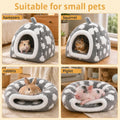 Rabbit Hideout Guinea Pig Hideout Bed Bunny Bed for Rabbit Guinea Pig Hiding Hut Small Animals Washable Winter Sleeping 