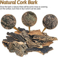 BNOSDM Cork Bark for Reptiles 0.6 LB Bulk Natural Cork Flats for Terrarium