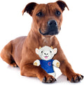 Pets First MLB Chicago Cubs Goat Plush Toy for Dogs and Cats with Squeaker, Wearing a Team Jersey! Fun & Sporty Goat Shaped Dog Chew Toy, Interactive Pet Toy