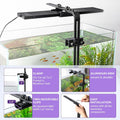 hygger LED Aquarium Light Riser, Aluminium Adjustable Fish Tank Light Holder Mounting Bracket Fits 957 978 999 918 075 0