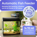 FISHNOSH Automatic Fish Feeder for Aquarium - New Generation 2026, Auto Food Dispenser with Timer for Small Tank, Big Aq