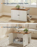 SONGMICS HOME Toolless Assembly Litter Box Enclosure, Cat House