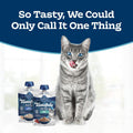 Blue Buffalo Tastefuls Purées Variety Pack Wet Cat Food Complement (Chicken & Tuna) Made with Natural Ingredients, for All Life Stages, 3-oz. Resealable Pouches (12 Count)