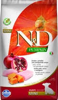 Pumpkin Chicken & Pomegranate Grain Free Mini Breed Dry Puppy Food by Farmina