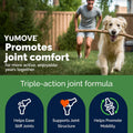 YuMOVE Dog Hip & Joint Supplement, Regular or Advanced Strength - ActivEase Green Lipped Mussel, Glucosamine, Hyaluronic Acid & Omega 3 - Chewable Tablets (300ct Chewable Tablets, Regular Strength)