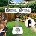 MEKAPLE Automatic Dog Ball Launcher, Upgraded Interactive Dog Balls Thrower with 3 Distance 29Ft-79Ft, Remote Control Ba