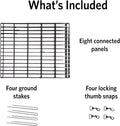 New World by MidWest Homes for Pets 30-Inch Exercise Pen, for Indoor and Outdoor use, 16 Sq Feet of Play, Folding Dog Pen, No Door Design for Maximum Security, Easy to Set Up, Foldable Pet Playpen
