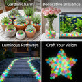 Sukh 200 PCS Luminous Stones Rocks – Mixed Color Glow in the Dark Rocks