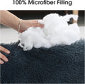 HOMBYS 25" Dog Pillow for Large & Medium Dogs, Soft Faux Fur Calming Pet Pillow for Anxiety Relief, Machine Washable, Pl
